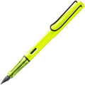 LAMY safari neonyellow - Fountain Pen with ergonomic grip & polished steel nib in size M - ideal for any Writing & Calligraphy - including LAMY T 10 blue cartridge - Right-Handed