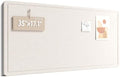 Fluxynara 35" x 17.1" Bulletin Board, Oatmeal