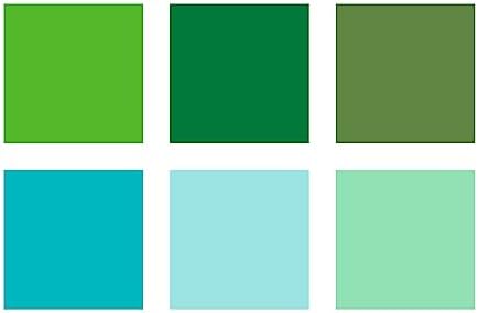 STAEDTLER Pigment Arts Brush Pen, Brush Green & Turquise, Pack of 6 Pens, 371 C6-3