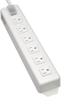 Eaton Tripp Lite Series Heavy Duty Power Strip, 6 Right-Angle Outlets, Metal, Under Desk & Wall Mount Option, 15ft Extension Cord, On/Off Switch Cover, Industrial Garage Shop Work Bench (TLM615NCRA)