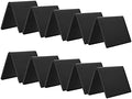 AITEE 10 Pack Acrylic Mini Chalkboard Signs Small Tent Blackboard V-Shaped