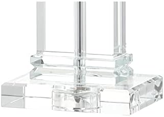 JONATHAN Y Ophelia 24.5" Solid Crystal Table Lamp, Clear