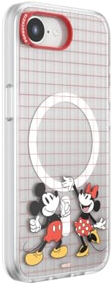PopSockets iPhone 16 Phone Case with MagSafe, Wireless Charging Compatible, Disney - Mod Mickey and Minnie
