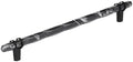 Amerock 10-1/16" Carrione Marble Black/Black Bronze Drawer Pull