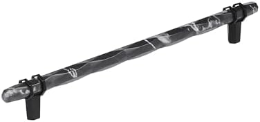 Amerock 10-1/16" Carrione Marble Black/Black Bronze Drawer Pull