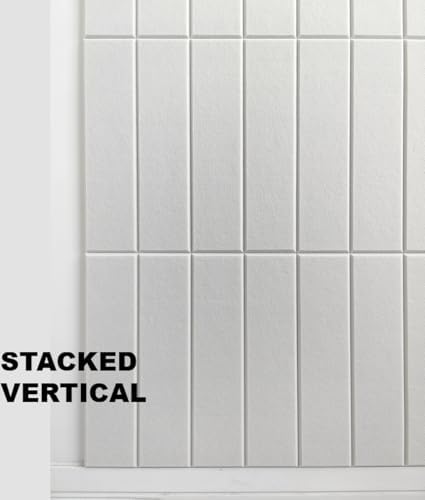 Felt Bulletin Board Tiles | Modern Cork Board Alternative | Large Cork Boards for Walls | Aesthetic Felt Wall Panels for Office & Home Decor | Pinboard & Photo Board (12-Pack) | Snow White