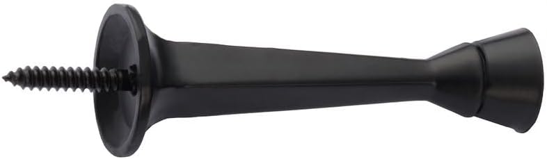 Design House Cast Door Stop, Matte Black