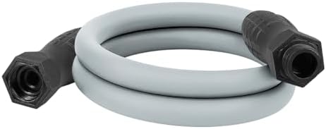 Flexzilla Colors SwivelGrip Garden Hose 5/8 in. x 5 ft., Lightweight All-Weather Water Hose, Durable and Flexible, Leak-Free Connections, Slate Grey
