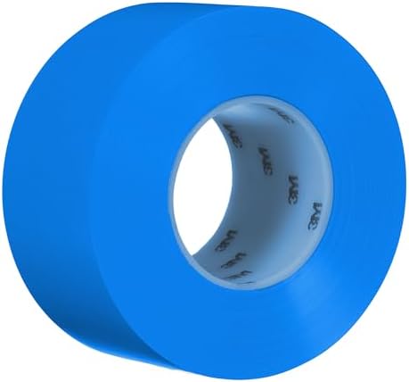 3M Durable Floor Marking Tape 971, Blue, 3 in x 36 yd, 17 mil, 1 Roll