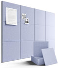 Fluxynara Felt Bulletin Board & Cork Board Alternative, Soft Periwinkle