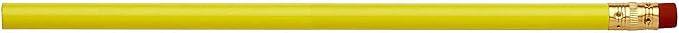 Pencil Guy Blank Round Pencils, Yellow, 1000 to a box