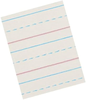 School Smart Zaner-Bloser Writing Paper, Handwriting Practice Lined Paper, Grade 3 Learning, 1/2 Inch Rule, 8 x 10-1/2 Inches, 500 Sheets