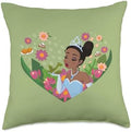 Disney Princess Tiana Kiss Heart Throw Pillow