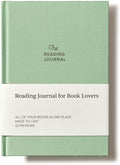 Kunitsa Co. The Reading Journal - 52 Reviews, Book Journal for Book Lovers and Readers, Review and Track Your Reading, Green