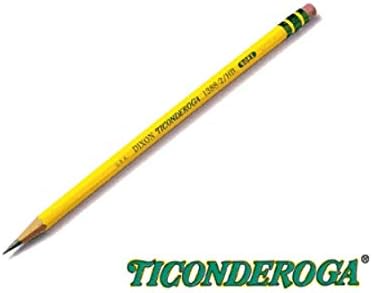 Ticonderoga Sharpened #2 HB Premium Wood Pencils, Latex-Free Eraser, 3-Pack, 216-Count