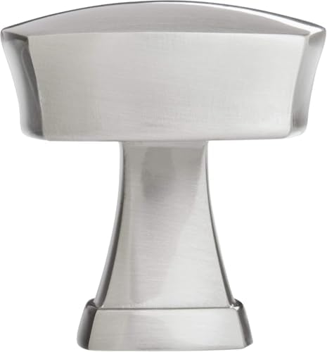 Amerock 10 Pack 1-1/4" Square Stature Satin Nickel Cabinet Knob