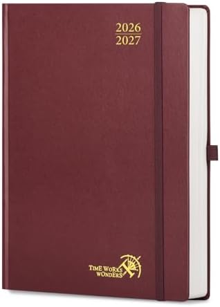 POPRUN 2026-2027 Daily Planner One Page Per Day, 8.5" x 12", Day Planner