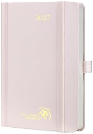 POPRUN 2027 Pocket Daily Planner One Page Per Day, 4.25"x6.25",Day Planner