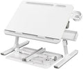 SONGMICS Bed Laptop Desk, Foldable, Adjustable Height, 15.7 x 22 Inches
