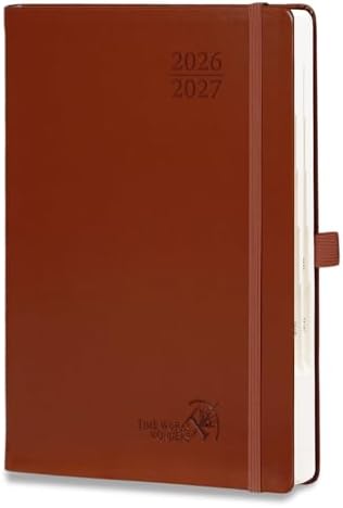 POPRUN Daily Planner 2026-2027 One Page per Day，5.7" x 8.5"Academic Planner
