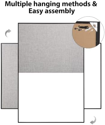 ARCOBIS Cork Board White Board Combo for Wall