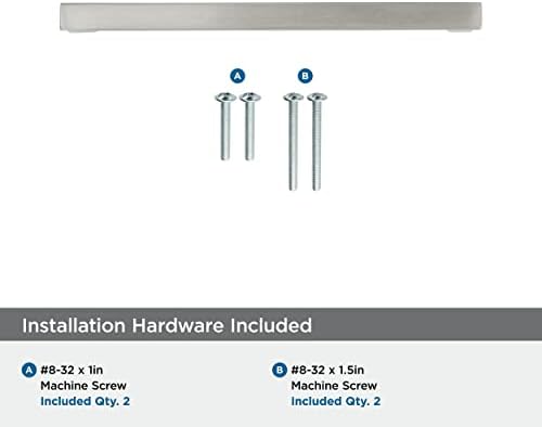 Amerock 10 Pack 5-1/16" Monument Satin Nickel Drawer Pull