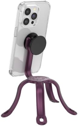 PopSockets Flexible Phone Mount & Stand, Red - Metallic Red Red Wine