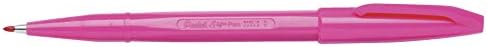 Pentel Sign Pen Fiber-Tipped Pen, Pink Ink, Box of 12 (S520-P)