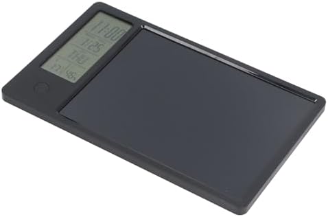 Multi Functional Electronic Writing Board with Calendar and Notepad, Lightweight LCD Handwriting Tablet for Office Use (Black)