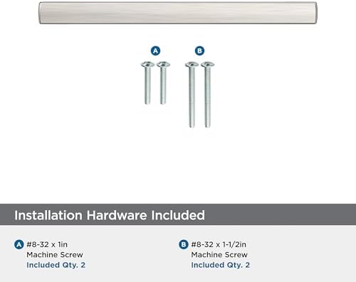 Amerock 5-1/16" Merced Satin Nickel Drawer Pull