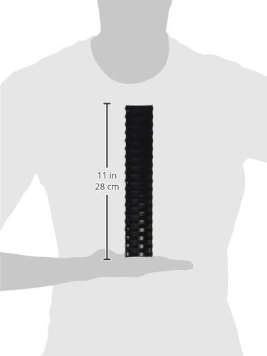 GBC Binding Spines / Spirals / Coils, 2" Diameter, 500 Sheet Capacity, CombBind, Black, 50 Pack (4200022)