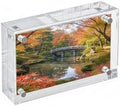 Azar Displays 104438 Clear Acrylic Magnetic Photo Frame Block 4.5x3