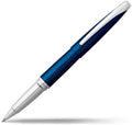 Cross ATX Translucent Blue Lacquer Rollerball Pen, Medium Point, Black Ink