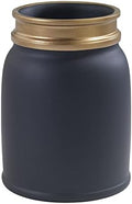 Avanti Linens - Tumbler, Guest Bathroom Essentials, Modern Home Decor (Memphis Collection, Black)