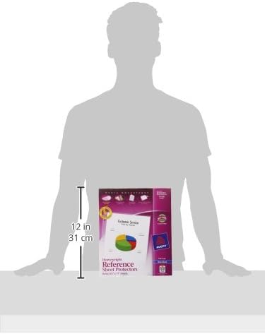 Avery® Clear Heavyweight Sheet Protectors, Non-Glare, Easy Load, 100 Document Protectors (74102)