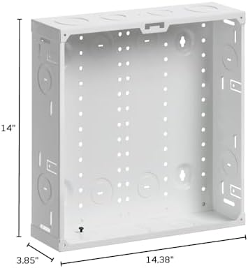 Leviton 14" SMC Series, Structured Media Enclosure only, 47605-14E, White