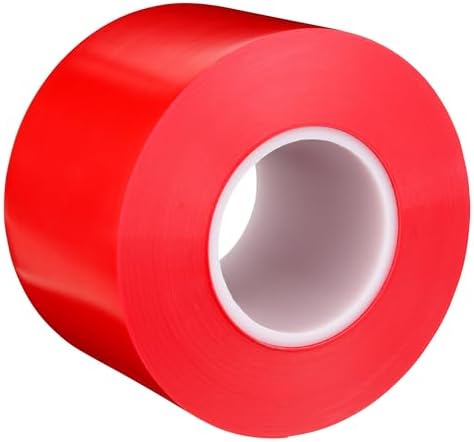 3M Durable Floor Marking Tape 971, Red, 4 in x 36 yd, 17 mil, 1 Roll