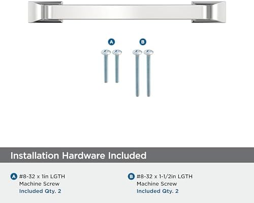 Amerock 3-3/4" Westerly Polished Chrome Drawer Pull