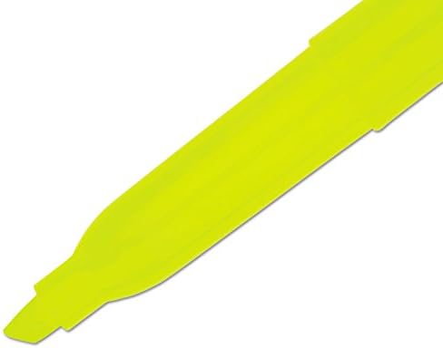 Sharpie Pocket Highlighters, Fluorescent Yellow, Smear-Resistant, Chisel Tip, 36 Count - Classroom, Back to School Essentials, Teacher Supplies