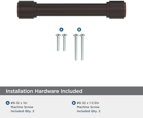 Amerock 3-3/4" Faircrest Oil-Rubbed Bronze Drawer Pull