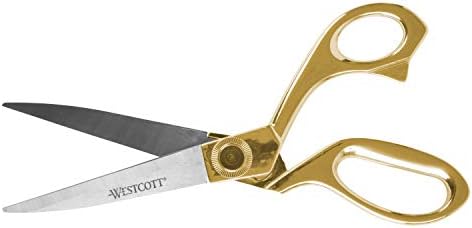Westcott 17196 8-Inch Stainless Steel Gold Scissors For Office and Home