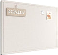 Fluxynara 47.2" x 35.4" Large Bulletin Board, Oatmeal