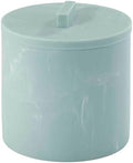 Nicole Miller - Covered Jar, Resin Countertop Accessories, Dorm Room Essentials (Kendall Collection, Oasis)