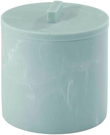 Nicole Miller - Covered Jar, Resin Countertop Accessories, Dorm Room Essentials (Kendall Collection, Oasis)