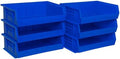 Akro-Mils 30255 AkroBins Plastic Storage Bins, 11"x16"x5", Blue, 6-Pack