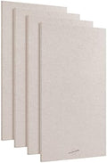 Acoustic Panels, 4 Pack ROOM KIT, Large, 46" x 23", Natural
