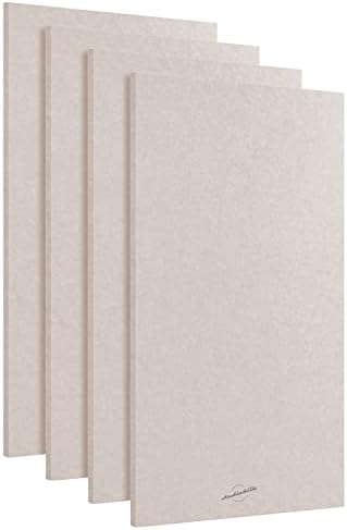 Acoustic Panels, 4 Pack ROOM KIT, Large, 46" x 23", Natural