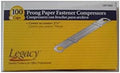 XLegacy BLOP-18402 Prong Paper Fastener Compressors 2 3/4" Center to Center 100 Per Box