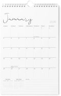 Karto Wall Calendar 2026 11x17 in - Cursive | January 2026 to June 2027, Vertical, Boosts Productivity, Easy Monthly Planning