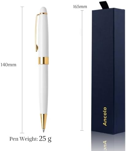 Ancolo Personalized Office Ballpoint Pens - Executive Writing Gift Pens